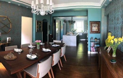 I arrived around 9:30 AM downstairs to make myself a coffee and start clearing after your breakfast. When you checked-in at Ardrhu House I invited you to have breakfast between 8:30-9:30 AM and checko