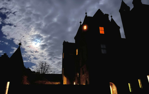 Balintore Castle Red Bedroom