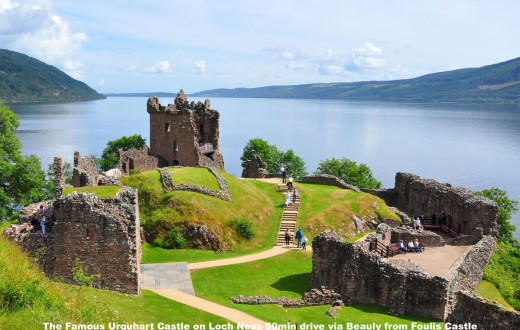 The Courtyard, Foulis Castle, Highland Scotland