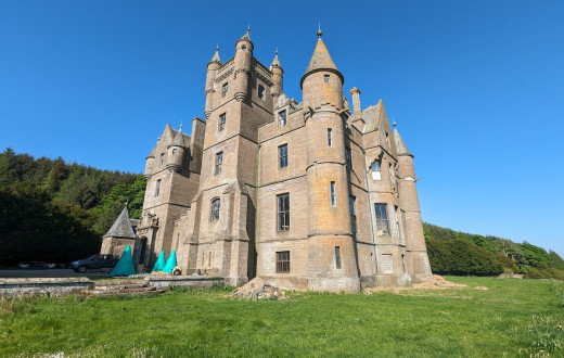 Balintore Castle Purple Bedroom
