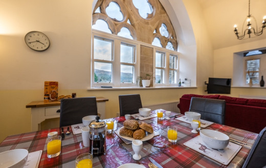 3-bedroom Loch Ness apartment in former Abbey!