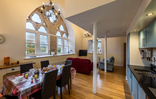 3-bedroom Loch Ness apartment in former Abbey!